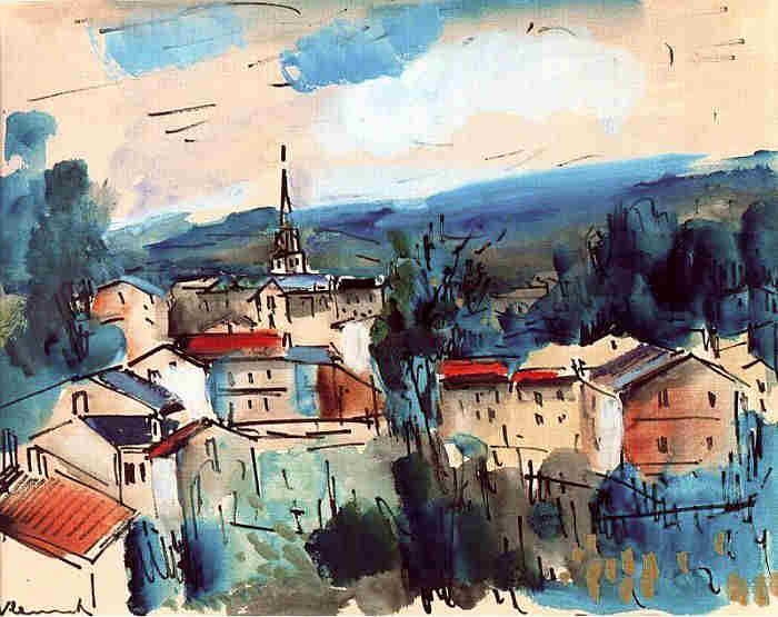 Nesle la vall&eacute;e par de Vlaminck