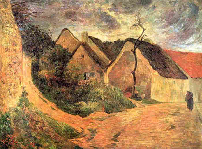 Osny, rue du village par Paul Gauguin