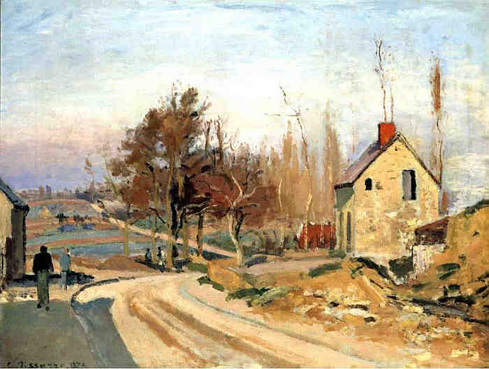 Pissaro rue &agrave; osny
