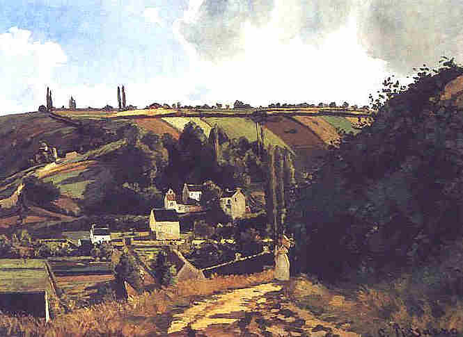 C&ocirc;te du Jallais &agrave; Pontoise par Camille Pissaro