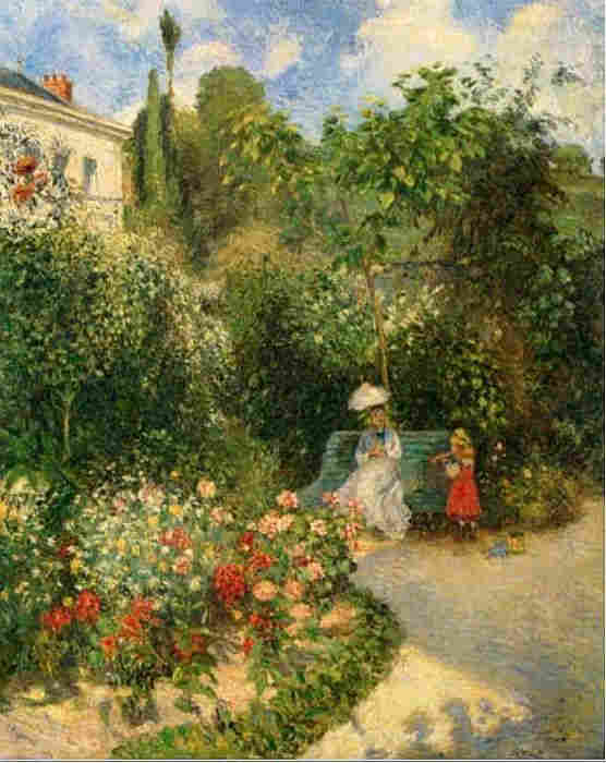 Pissaro le jardin &agrave; Pontoise