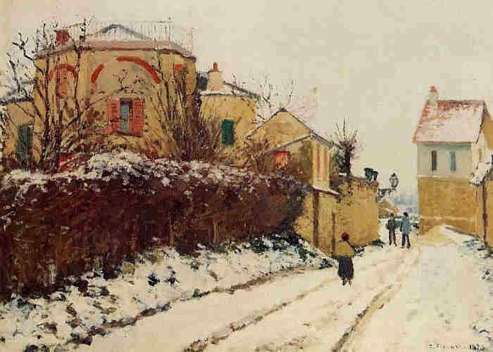 Pontoise, rue de la Citadelle par Pissaro 