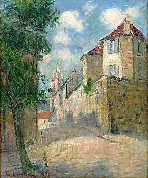 Pontoise, rue Delacour par Gustave Loiseau