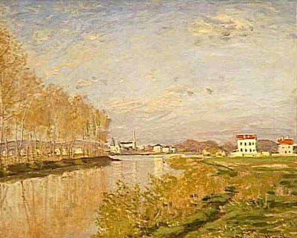 La Seine &agrave; Argenteuil par Claude Monet