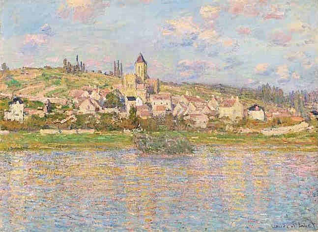 V&eacute;theuil par Claude Monet