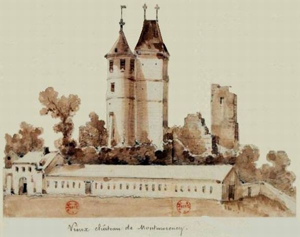 Vieux chateau de Montmorency en 1708