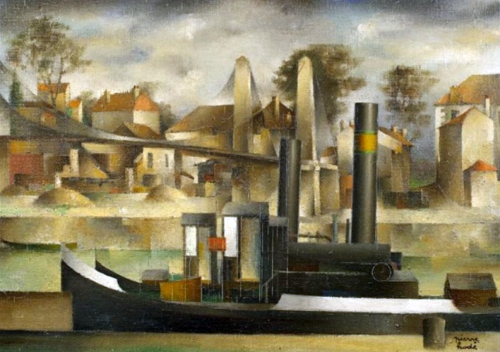 Conflans, falaise dominant l'Oise par Ren&eacute; Renefer