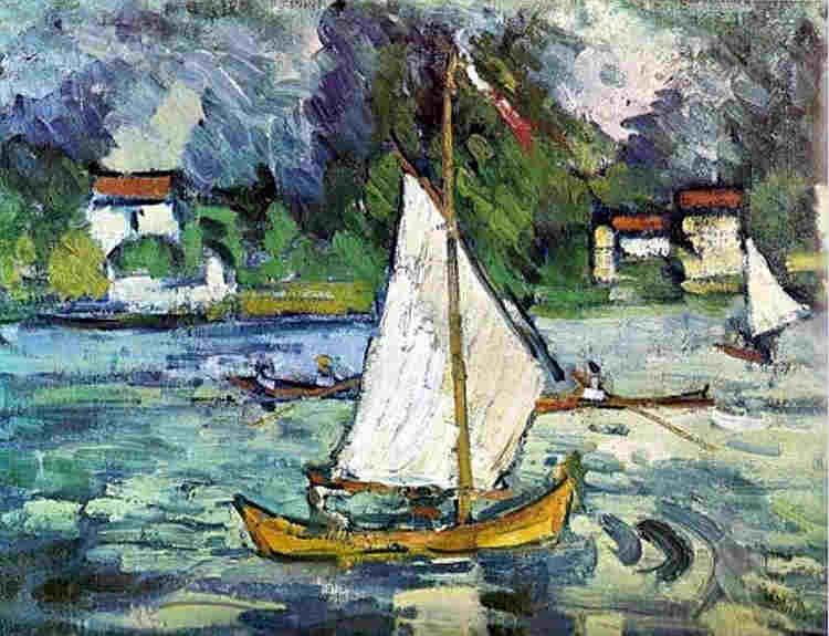 La Seine &agrave; Chatou par Maurice de Vlaminck