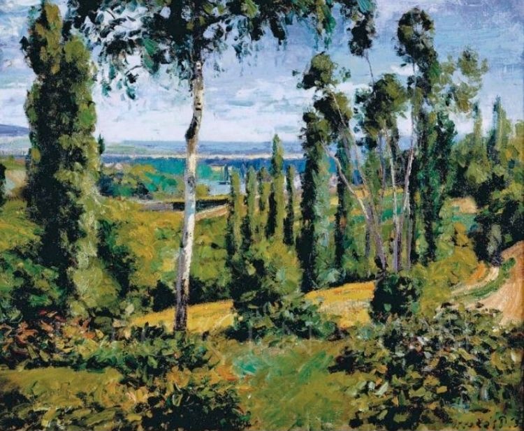 Campagne environs de Conflans saint Honorine par Camille Pissaro