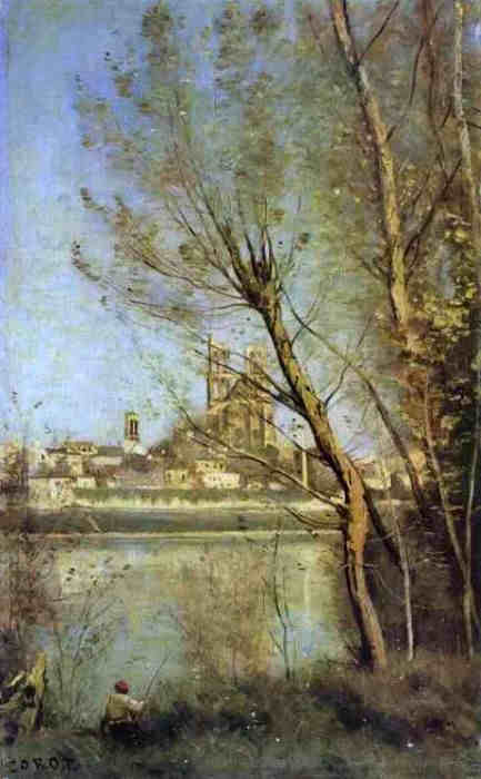 La coll&eacute;giale Notre-Dame de Mantes, peinture