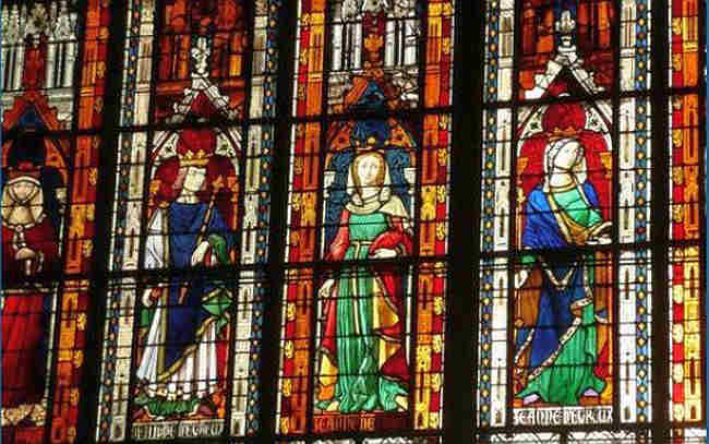 Vitraux La coll&eacute;giale Notre-Dame de Mantes, 