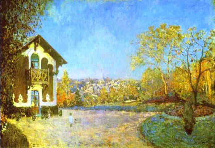 Louveciennes sous le soleil par Alfred Sisley