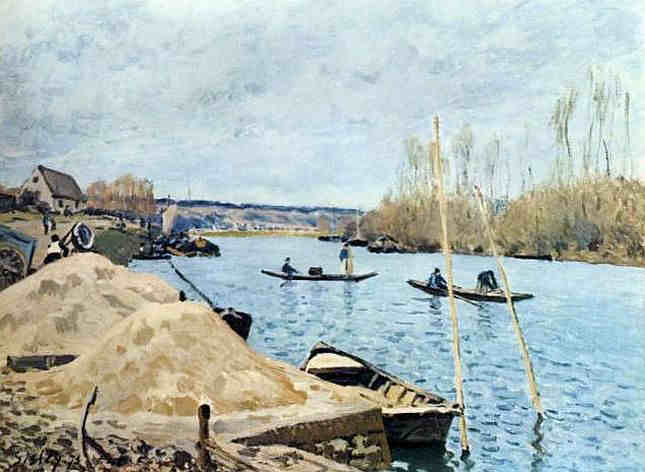 La Seine &agrave; Port Marly par Albert Lebourg
