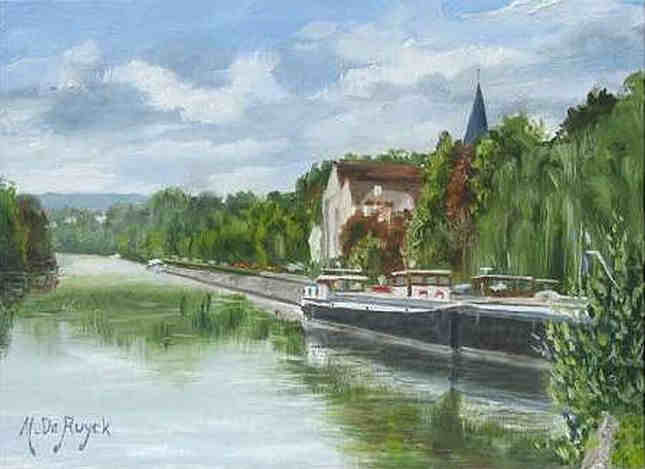 La Seine &agrave; Andresy par Michel de Ruyck