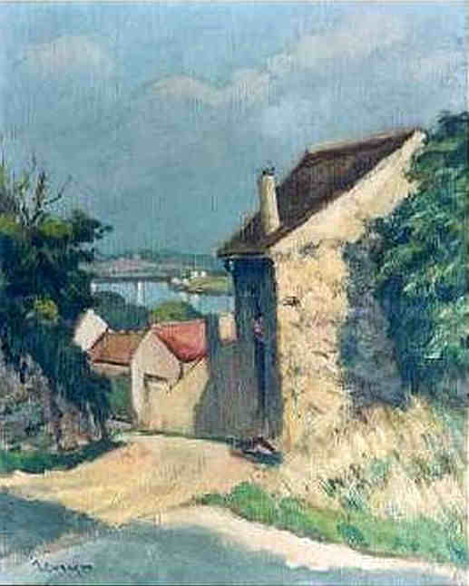 Andresy, la rue du Cimeti&egrave;re par Raymond Renefer