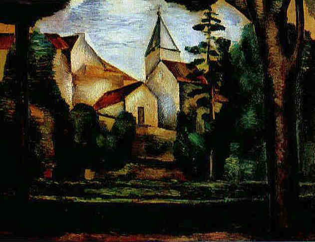 Eglise de Carri&egrave;res Saint Cloud par Andr&eacute; Deain