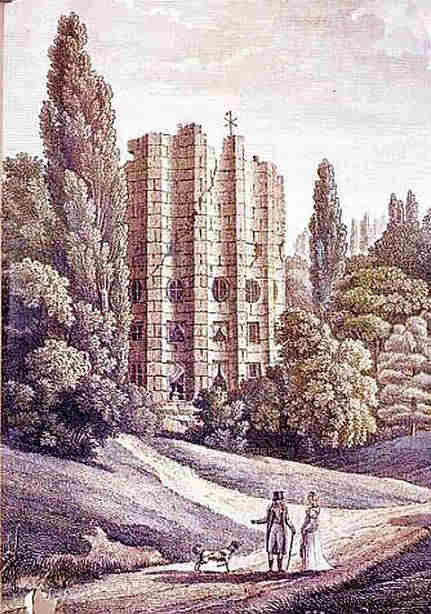 Colonne de la fabrique  du d&eacute;sert de Retz &agrave; Chambourcy