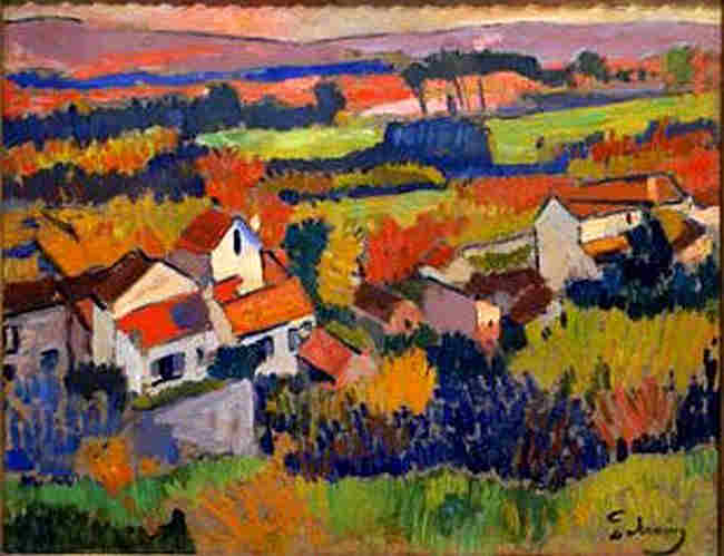 Paysage aux environs de Chatou - Andr&eacute; Derain 