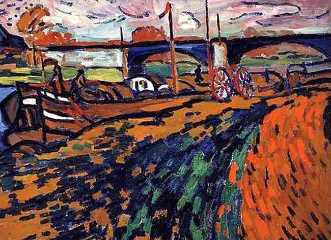 La Seine &agrave; Chatou par Maurice de Vlaminck