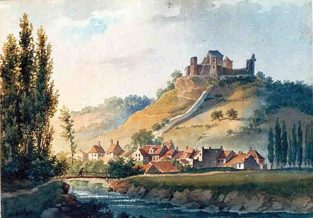 Le ch&acirc;teau fort de Chevreuse par Jean ANtoine Sim&eacute;on