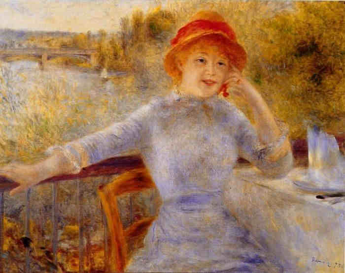 Croissy, &agrave; la Grenouill&egrave;re par  Pierre Auguste Renoir