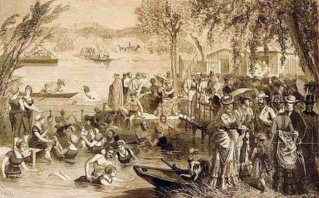 Croissy, le bal de la Grenouill&egrave;re