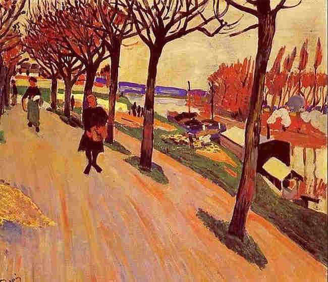 La Seine au Pecq par Andr&eacute; Derain