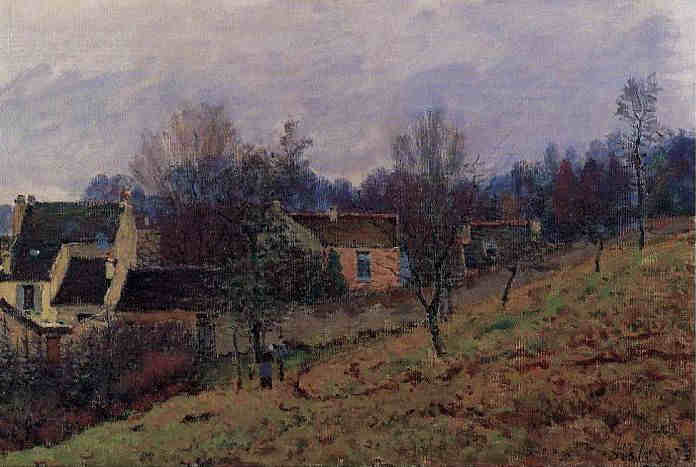 Louveciennes en automne par Alfred Sisley