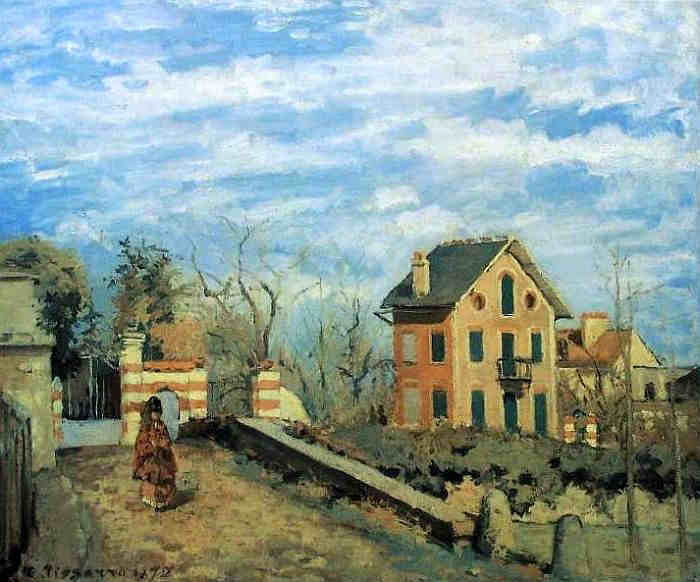 Village de Voisins par Camille Pissaro