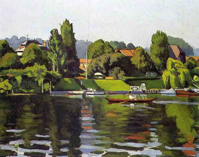 Ile de Migneaux &agrave; Poissy par Albert Marquet