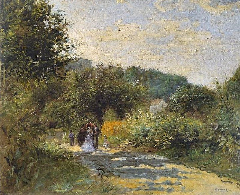 Route &agrave; Louveciennes par Pierre Auguste Renoir
