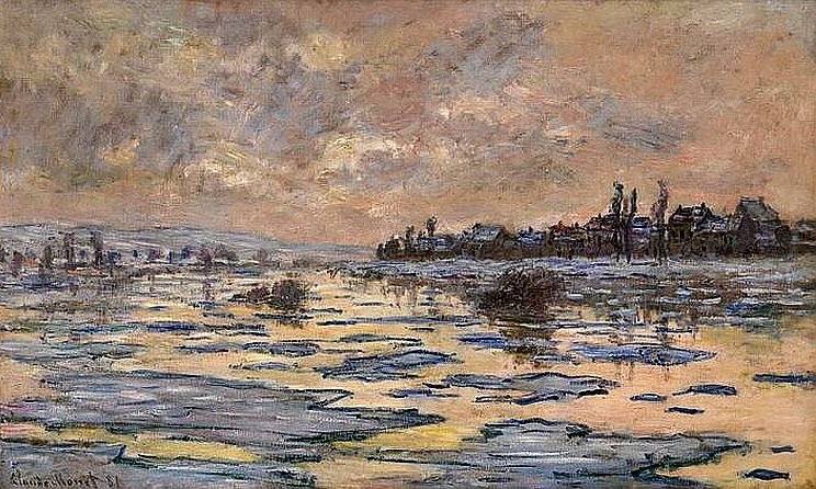 La Seine &agrave; Lavacourt par Claude Monet